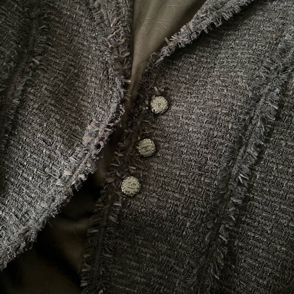 CHANEL Black Tweed Jacket SOLD - Picture 11 of 12